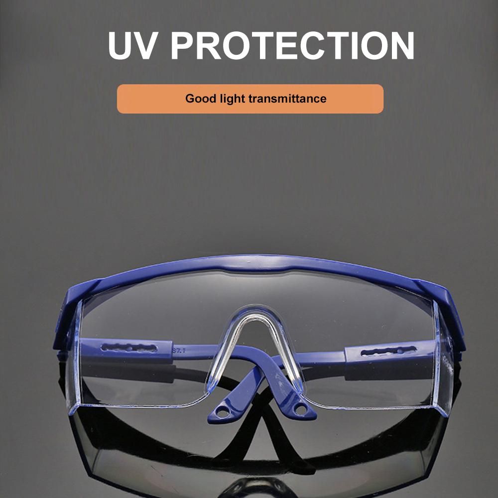 Fashion Safety Glasses with Adjustable Eyeglasses Legs Goggles Eyewear Anti Dust Windproof Eye Wear for Man & Woman Eye Protection
