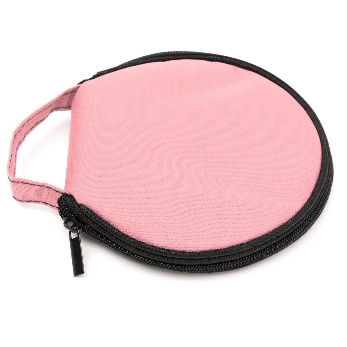 Hot 1PCS 20 Disc CD DVD Case Storage Holder Carry Case Organizer CD DVD Sleeve Wallet Cover Bag Box Holder DJ Storage Cover Pink Pink
