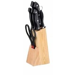 Master Chef Knife Set + Wooden Kitchen Utensils Set and Potato Peeler