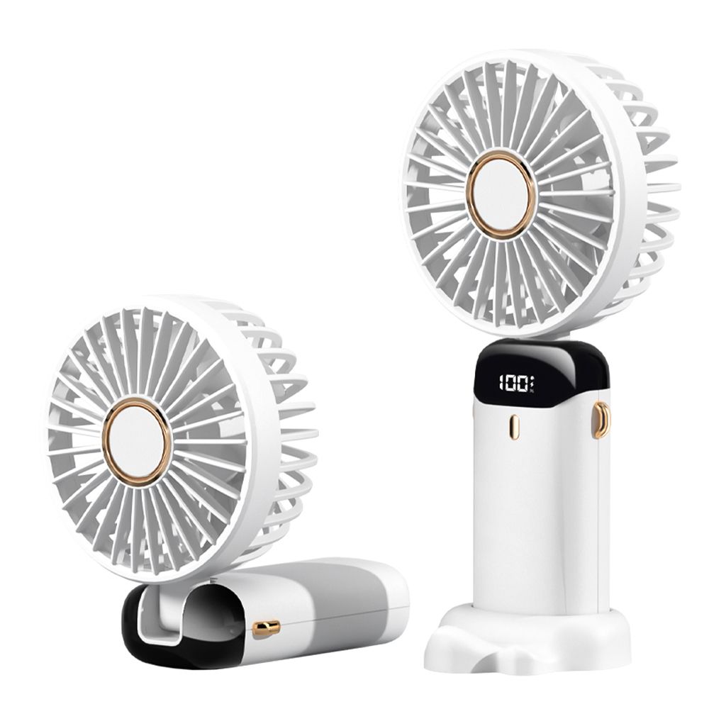 Mini Portable Fan Handheld Fan Rechargeable Small Desk Fan 5