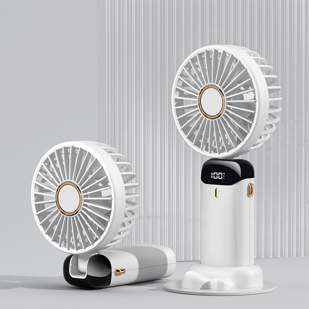 Mini Portable Fan Handheld Fan Rechargeable Small Desk Fan 5