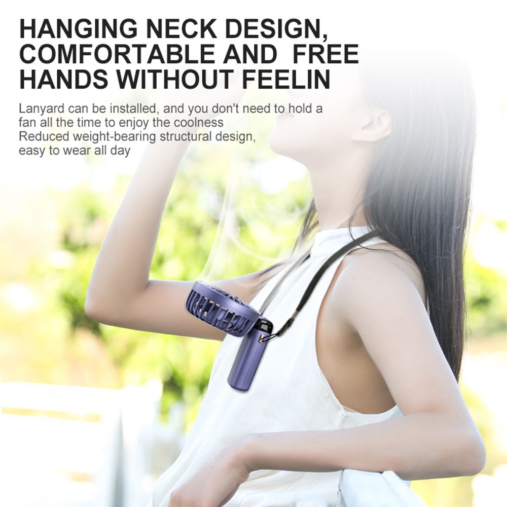 Mini Portable Fan Handheld Fan Rechargeable Small Desk Fan 5
