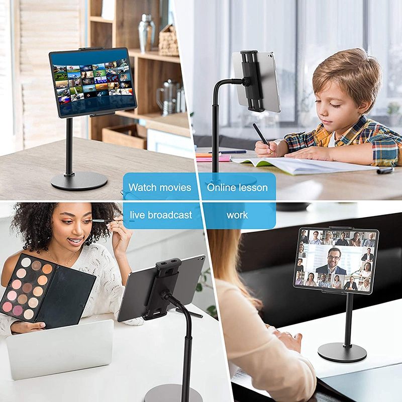 Adjustable 360° Gooseneck Stand For IPad & Other