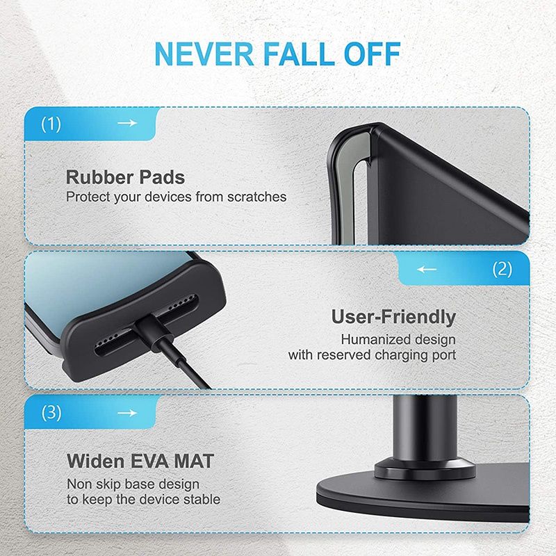 Adjustable 360° Gooseneck Stand For IPad & Other