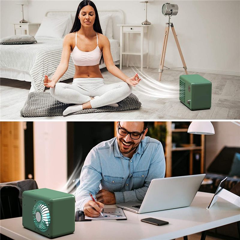 Personal Air Cooler Fan, 2000 MAh Cordless Portable Air