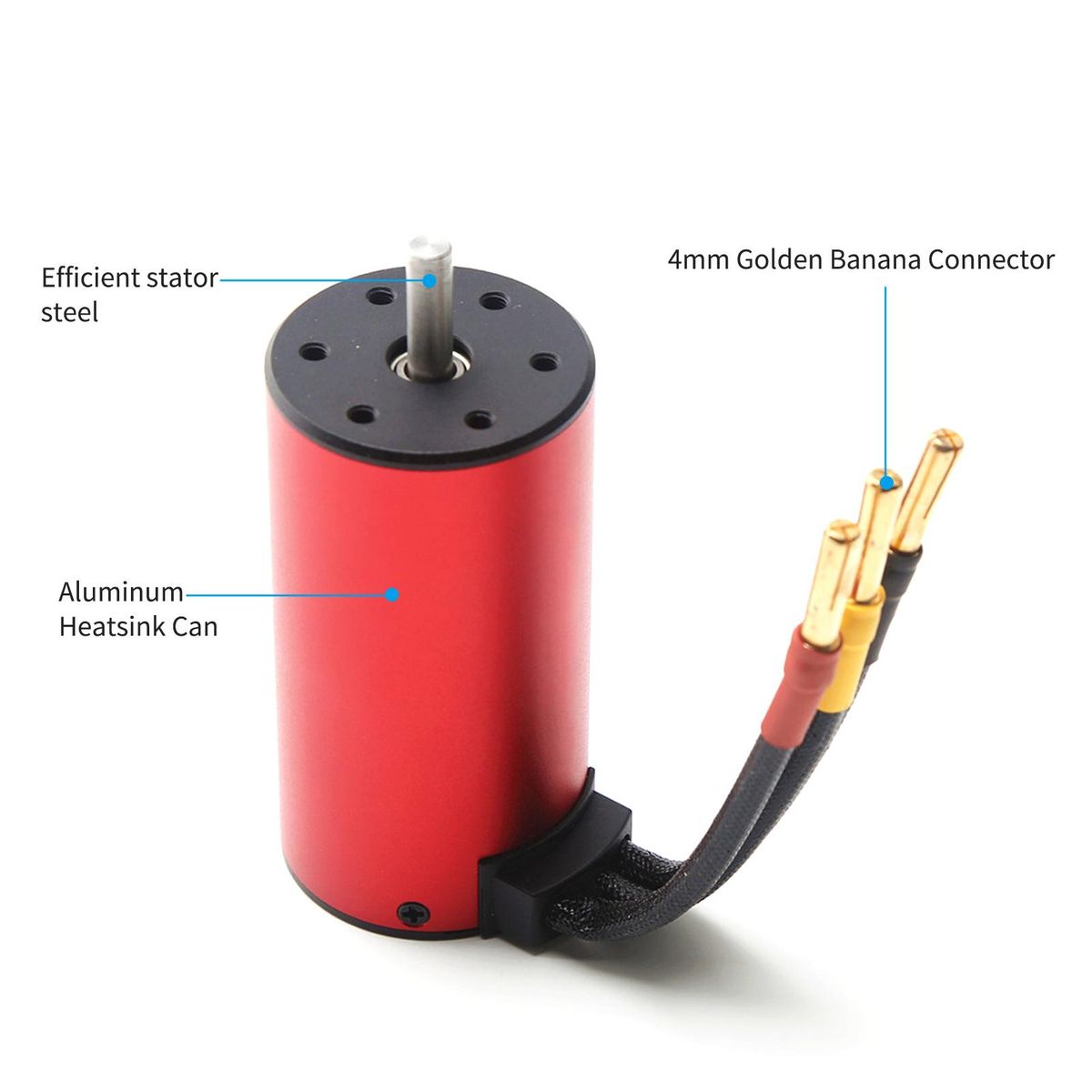 S3670 2150KV Brushless Motor Sensorless Waterproof Motor Replacement for HSP HPI Traxxas 1/8 RC Car Truck