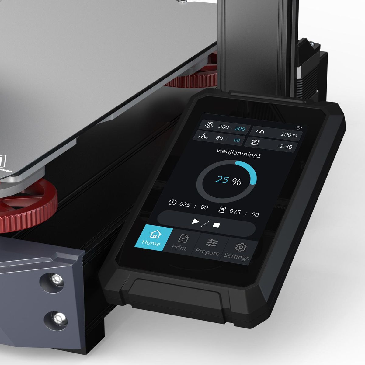 Creality 3D Ender-3 S1 Touchscren Kit 4.3inch Touchscreen Sensitive Reaction Speed Support 3D Printing and Engraving 9 System Languages