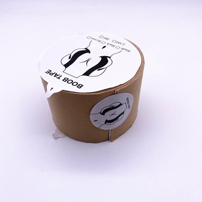 Breast Lifting Tape Waterproof Tape for A-E Cup Female Chest Stickers Bra Elastic Cloth Silicone Push Up Strapless Skin Color