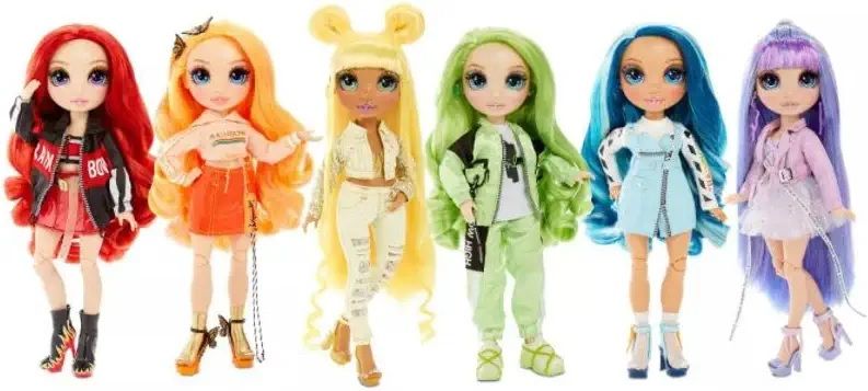 High Original Fashion Doll 6-Pack 11-inch Poseable Fashion Dolls