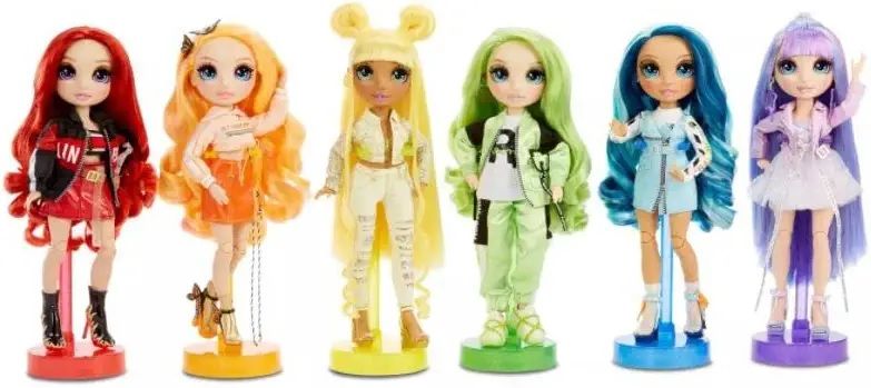 High Original Fashion Doll 6-Pack 11-inch Poseable Fashion Dolls