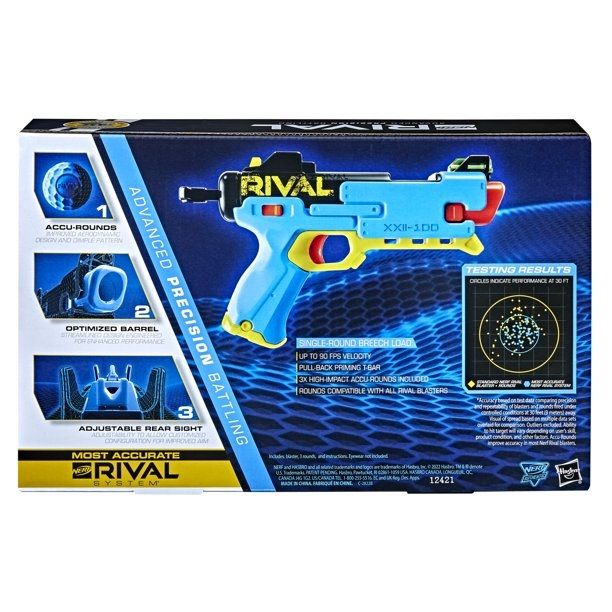 Nerf Rival Fate XXII-100 Blaster Includes 3 Nerf Rival Accu-Rounds