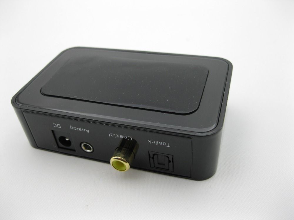 High Digital Optical Output Fidelity Bluetooth Music Receiver Apt-X 3.5mmA Coaxial Output For IPhone IPad Speaker BHAD01R BLACK