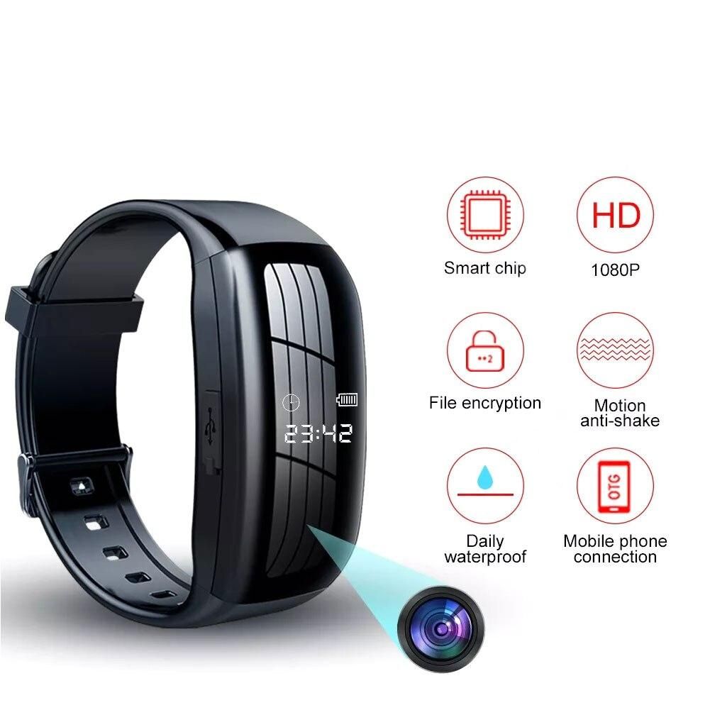 Smart Watch Digital Voice Video Recorder 1080P Camera Lens DV Professional Audio Sound Dictaphone Espia Wristband Noise 8-256GB
