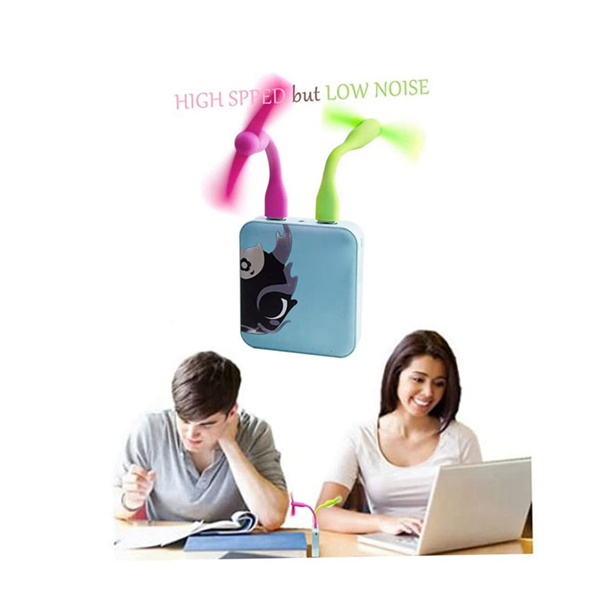 Multifunctional USB Mini Desktop Mini Fan with Universal