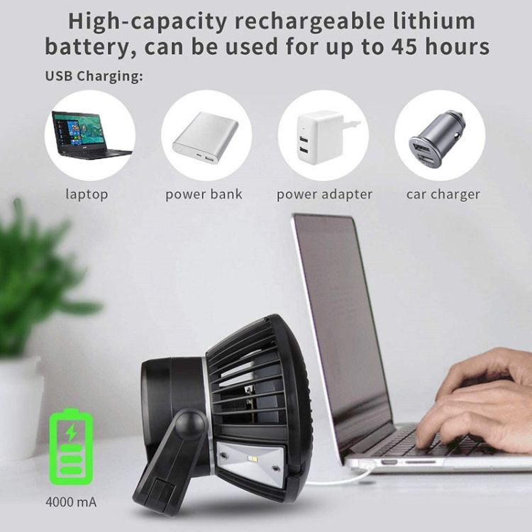Solar Camping Lamp Fan Mosquito Repellent Lamp