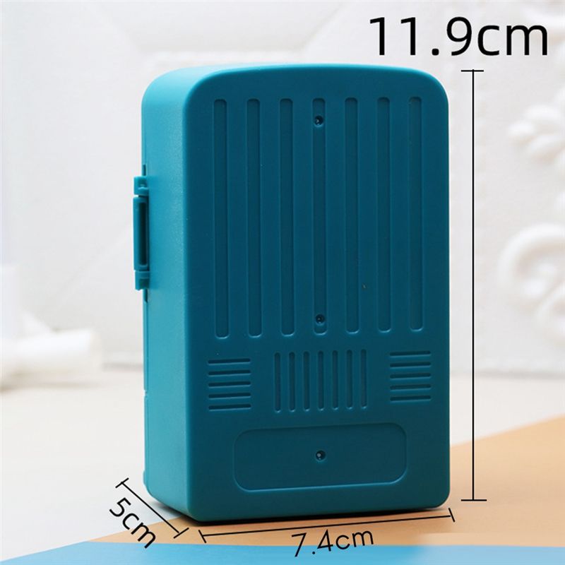 1:18 Mini Simulation Mini Double Door Refrigerator