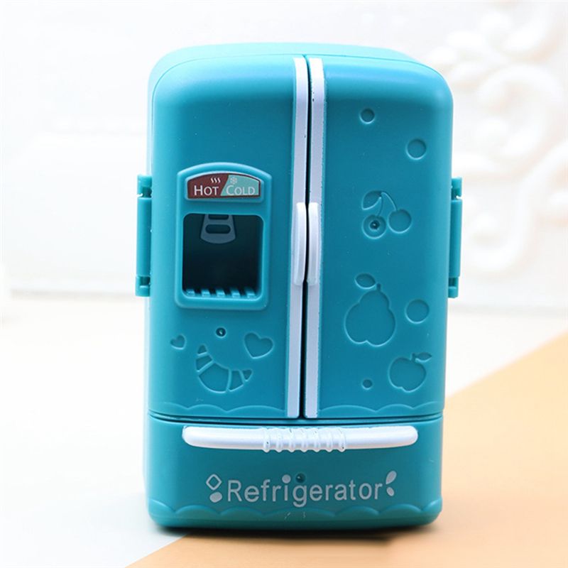 1:18 Mini Simulation Mini Double Door Refrigerator