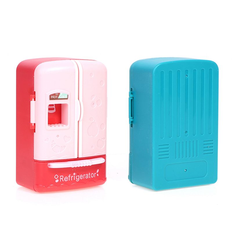 1:18 Mini Simulation Mini Double Door Refrigerator
