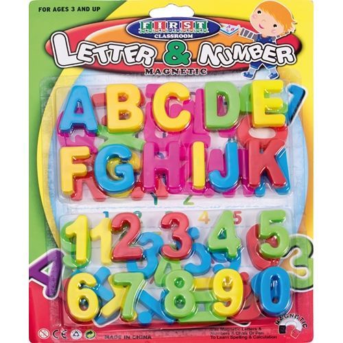 Magnetic Letters And Numbers