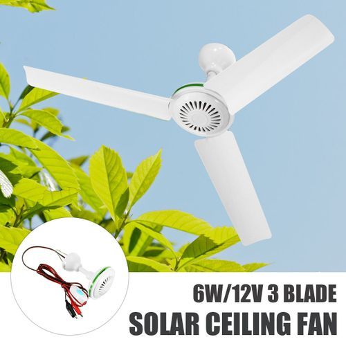 Portable 12V DC Ceiling Fan 3 Bla De 0.7AMP HQ Caravan