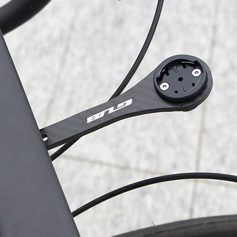 Road Bike Computer Holder Lightweight Carbon Fiber Bicycle Speedometer Mount Holder for Garmin/Bryton/Wahoo/Cateye