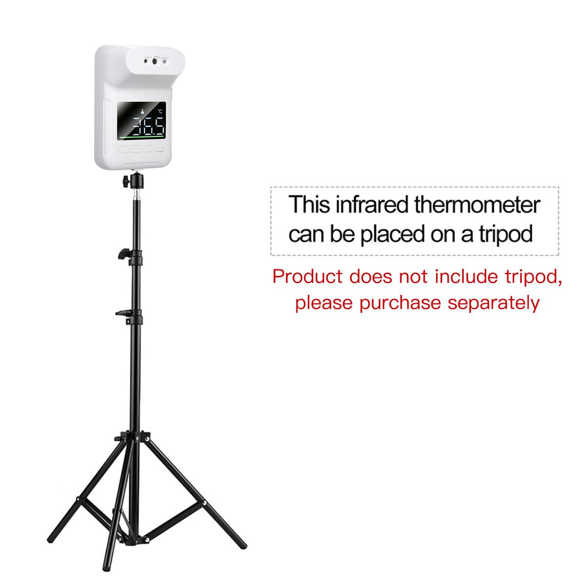 Wall Mounted Non-contact IR Thermometer With Multi-Language