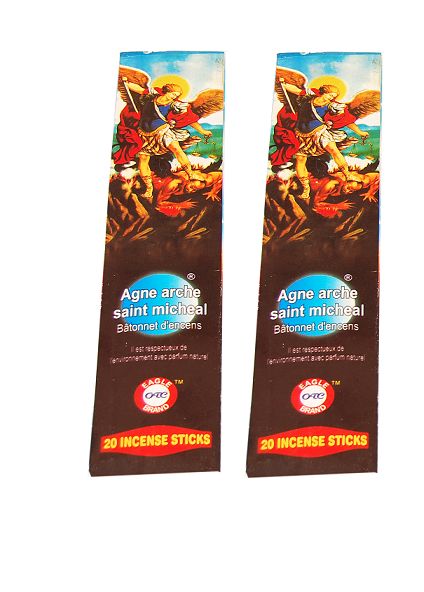 Incense Sticks Agne Arche Saint Micheal 20 Stick X2