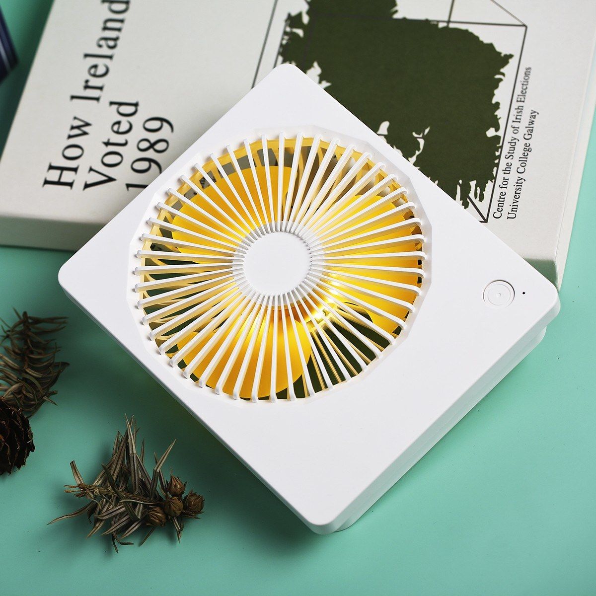 Cordless Mini Portable Desk Fan USB Fan Rechargeable Li-ion