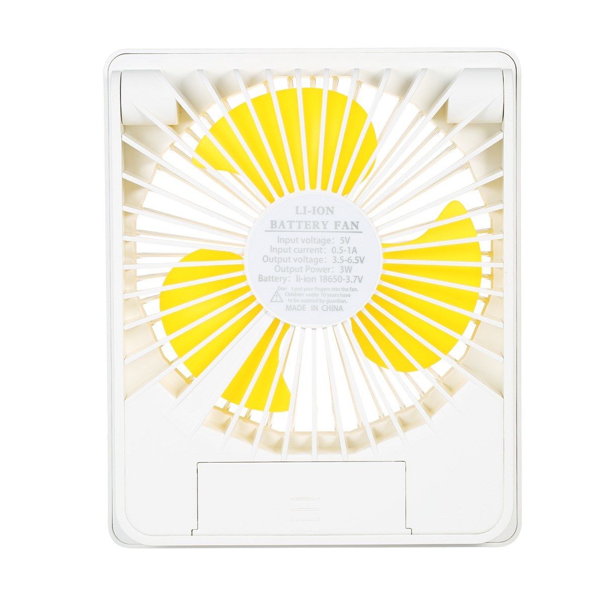 Cordless Mini Portable Desk Fan USB Fan Rechargeable Li-ion