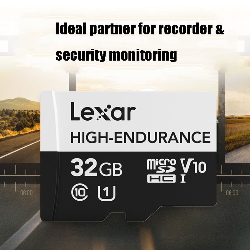 Lexar MicroSDHC 32GB High-endurance Driving Recorder Video Surveillance Camera TF Memory Card Video Card