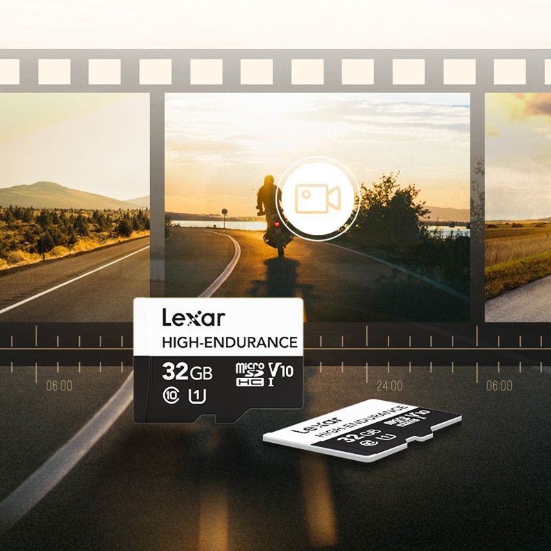 Lexar MicroSDHC 32GB High-endurance Driving Recorder Video Surveillance Camera TF Memory Card Video Card