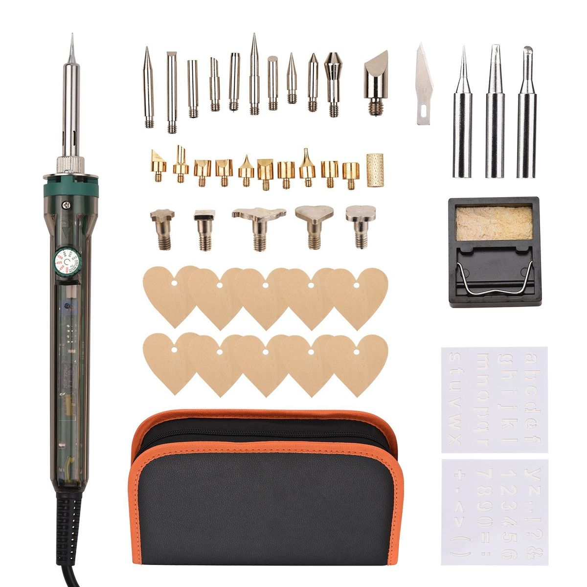 Wood Burning Kit With Soldering Iron Tips Multifunctional