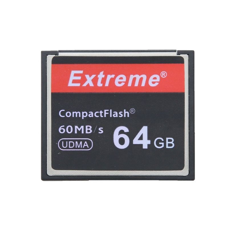 64GB Extreme Compact Flash Card, 400X Read  Speed, Up To 60 MB/S (100% Real Capacity)
