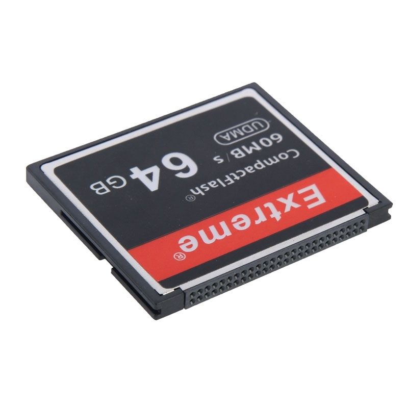 64GB Extreme Compact Flash Card, 400X Read  Speed, Up To 60 MB/S (100% Real Capacity)