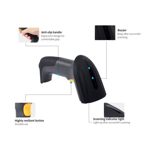 Wired Barcode Scanner USB Versatile Scanning Code