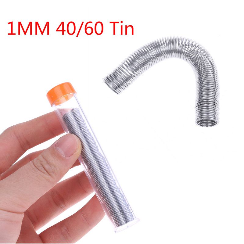 1.0mm 40/60 Tin/Resin Flux Rosin Core Solder Soldering Wire & Pen Dispenser Tin Lead Core Soldering Wire Tool