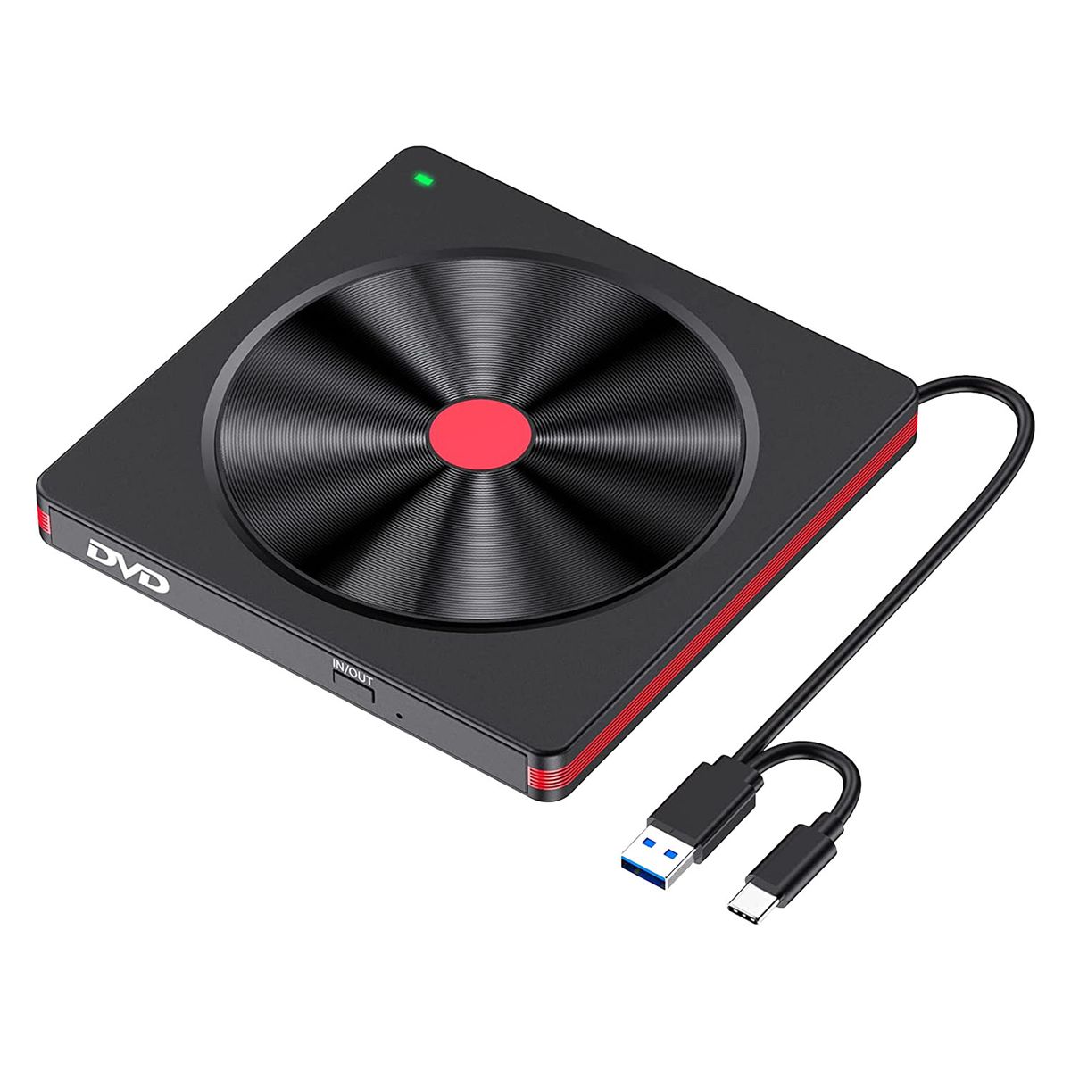 External CD DVD Drive,USB 3.0 DVD/CD ROM Reader Writer
