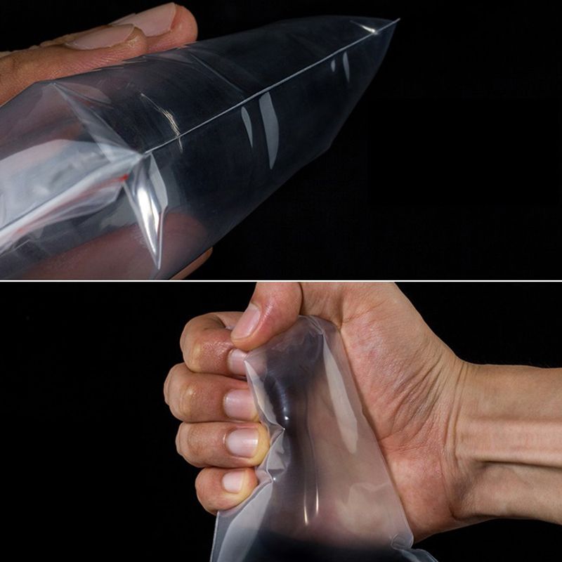 100pcs Zip Lock Ziplock Bags Clear Food Storage Package Small Jewelry Packing Reclosable Vacuum Storage Bag Fresh Bag 0.05mm-10x15cm-100Pcs