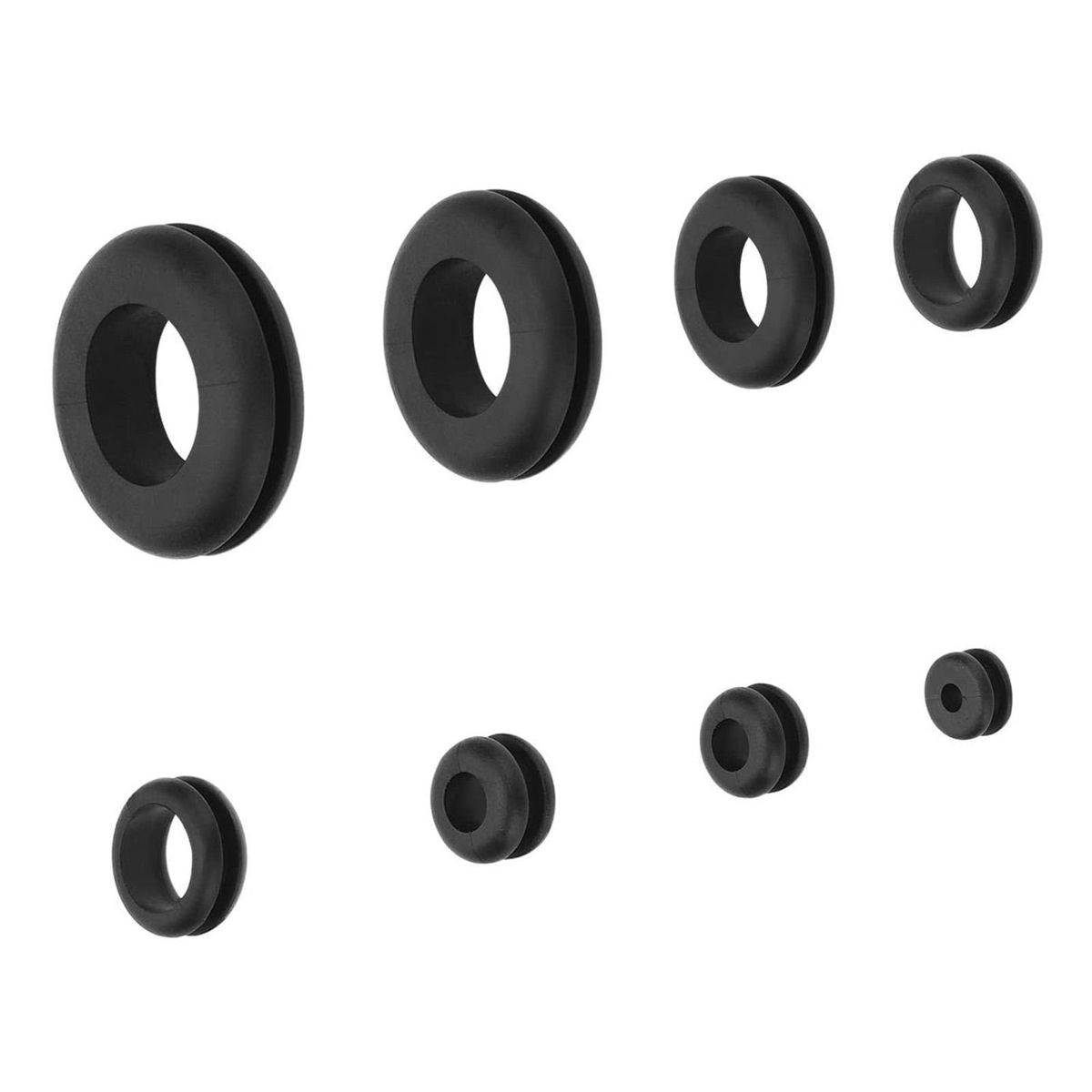 180Pcs Rubber Grommets Sealing Rings Assortment of Rubber Washers for Wires Plugs Cables