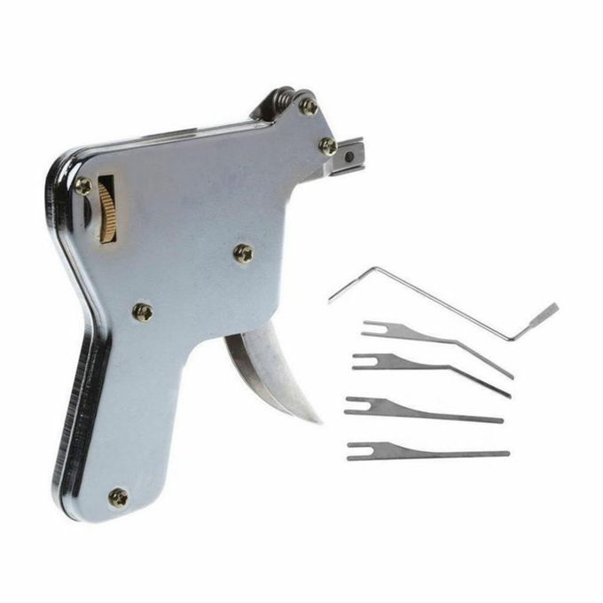 6P S Powerful Padlo K Repair Tool Key Repair Tool Lo K Steel Lo K Tool Suit-sliver