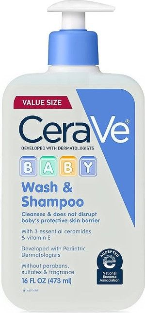 Baby Wash & Shampoo With Ceramides -16 Fl.oz