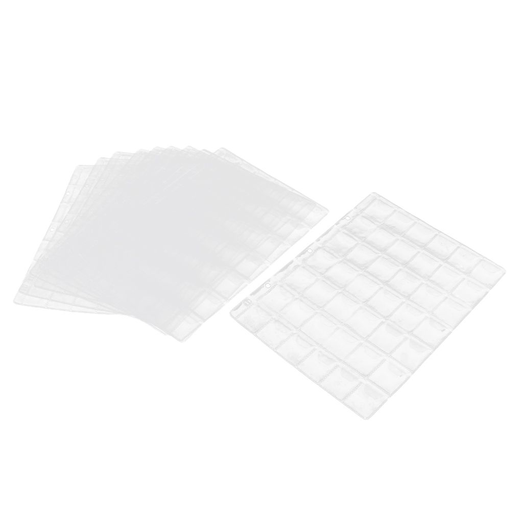 10 Pages Souvenir Coins Holder Storage Collection Medallions