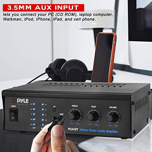Wireless Bluetooth Home Stereo Amplifier  2x120 Watt Power A