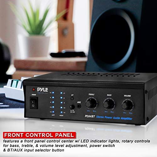 Wireless Bluetooth Home Stereo Amplifier  2x120 Watt Power A