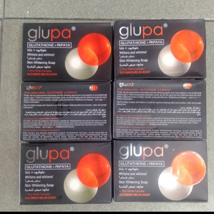 Glutathione + Papaya Skin Lightening & Glowing Skin Soap X 6