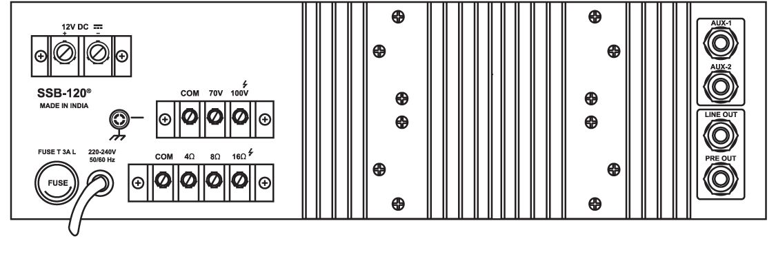 SSB-120M (120 Watts) Medium Power PA Amplifiers