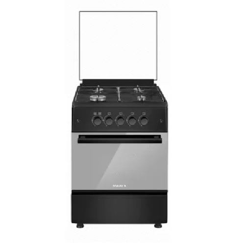 60x60 4 Burners Gas Cooker- 4b Black