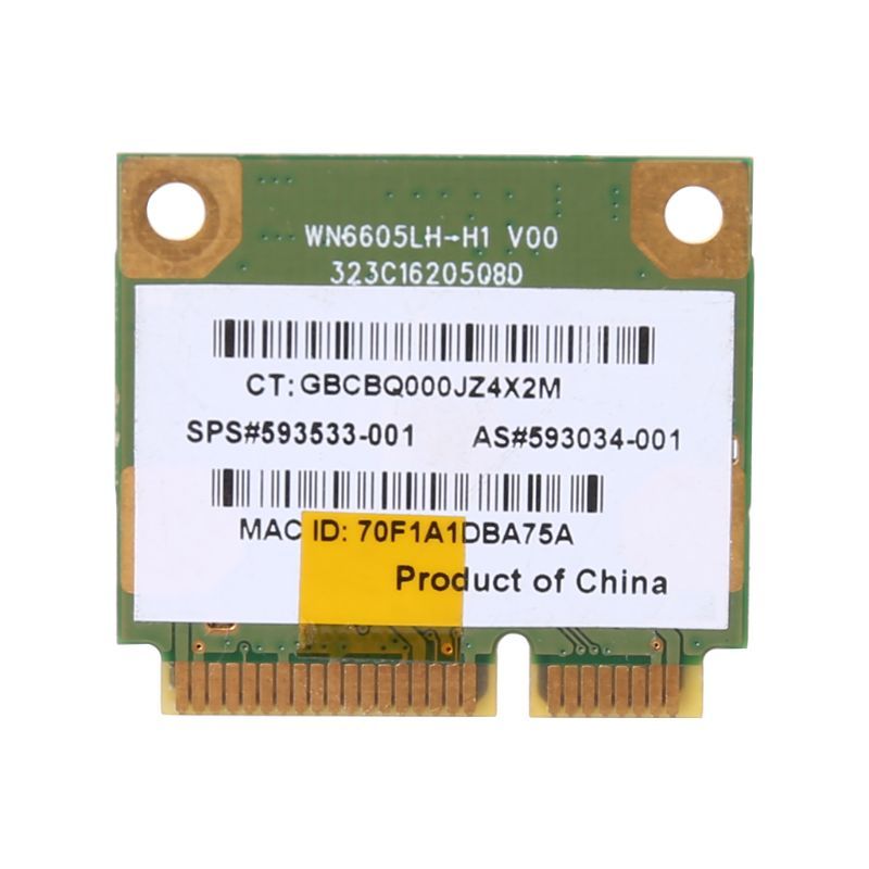 Wireless Wifi Card 802.11 B G N Mini 593533-001 593034-001