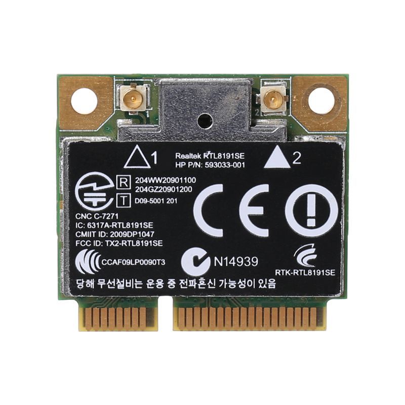 Wireless Wifi Card 802.11 B G N Mini 593533-001 593034-001
