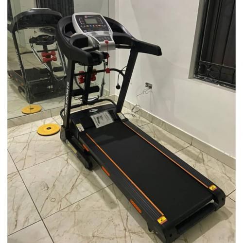 3HP German Treadmill With Massager, Dumbbells, Lcd Display, Incline & Decline And Mp3, Speakers..
